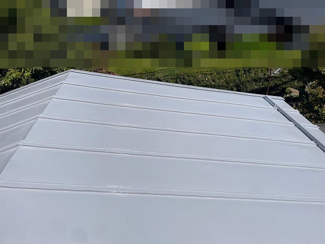 甲府市　屋根塗装　遮熱塗料　サーモアイ